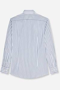 OLYMP Luxor Modern Fit Hemd bleu, Gestreift