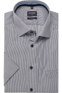 OLYMP Luxor Modern Fit Hemd marine, Einfarbig