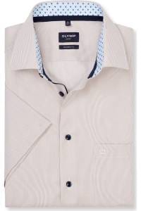 OLYMP Luxor Modern Fit Hemd beige, Einfarbig