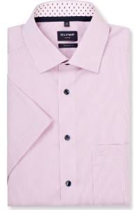 OLYMP Luxor Modern Fit Hemd mauve, Gestreift