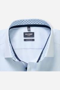 OLYMP Luxor Modern Fit Hemd blau, Gestreift