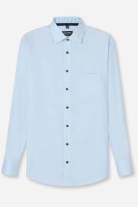 OLYMP Luxor Modern Fit Hemd blau, Gestreift