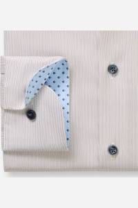 OLYMP Luxor Modern Fit Hemd nougat, Gestreift