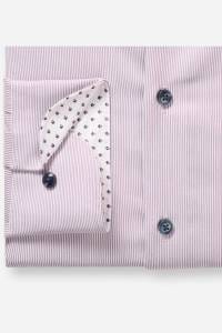 OLYMP Luxor Modern Fit Hemd mauve, Gestreift