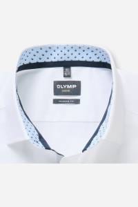 OLYMP Luxor Modern Fit Hemd weiss, Einfarbig