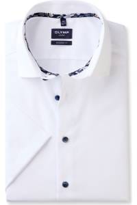 OLYMP Luxor Modern Fit Hemd weiss, Einfarbig