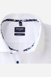 OLYMP Luxor Modern Fit Hemd weiss, Einfarbig
