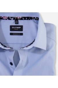 OLYMP Luxor Modern Fit Hemd bleu, Einfarbig