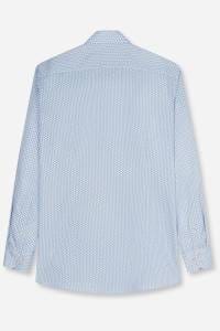 OLYMP Luxor Modern Fit Hemd bleu, Bedruckt