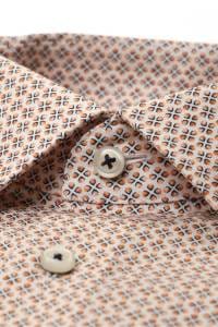 OLYMP Luxor Modern Fit Hemd mandarin, Bedruckt