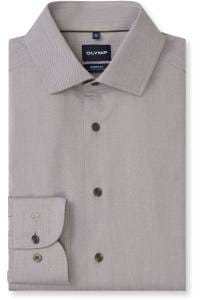 OLYMP Luxor Performance Climate Control Modern Fit Hemd caramel, Einfarbig