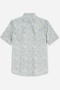 OLYMP Luxor Modern Fit Hemd oliv, Bedruckt