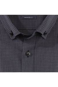 OLYMP Luxor Modern Fit Hemd schwarz, Kariert