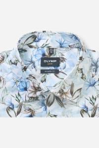 OLYMP Luxor Modern Fit Hemd bleu, Bedruckt