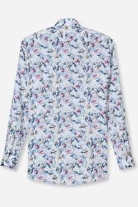 OLYMP Luxor Modern Fit Hemd marine, Blumen
