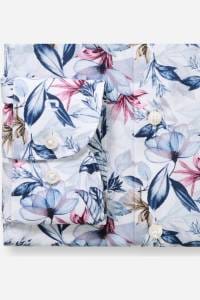 OLYMP Luxor Modern Fit Hemd marine, Blumen
