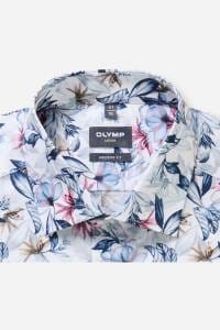 OLYMP Luxor Modern Fit Hemd marine, Bedruckt