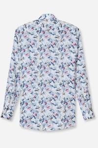 OLYMP Luxor Modern Fit Hemd marine, Bedruckt