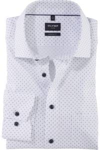 OLYMP Luxor Modern Fit Hemd bleu, Bedruckt
