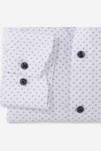 OLYMP Luxor Modern Fit Hemd bleu, Bedruckt