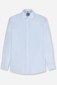 OLYMP Luxor Modern Fit Hemd blau, Bedruckt