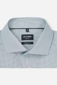 OLYMP Luxor Modern Fit Hemd blau, Bedruckt