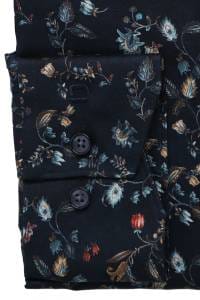 OLYMP Luxor Modern Fit Hemd marine, Bedruckt