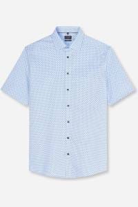 OLYMP Luxor Modern Fit Hemd bleu, Bedruckt
