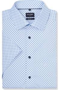 OLYMP Luxor Modern Fit Hemd bleu, Bedruckt