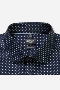 OLYMP Luxor Modern Fit Hemd marine, Bedruckt