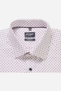 OLYMP Luxor Modern Fit Hemd hellrose, Bedruckt