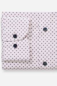 OLYMP Luxor Modern Fit Hemd hellrose, Bedruckt
