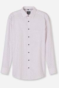OLYMP Luxor Modern Fit Hemd hellrose, Bedruckt