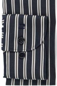 OLYMP Luxor Modern Fit Hemd marine, Gestreift
