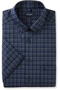OLYMP Luxor Modern Fit Hemd marine, Kariert
