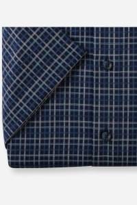 OLYMP Luxor Modern Fit Hemd marine, Kariert