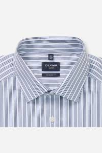 OLYMP Luxor Modern Fit Hemd marine, Gestreift