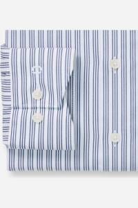 OLYMP Luxor Modern Fit Hemd marine, Gestreift