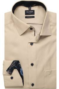 OLYMP Luxor Modern Fit Hemd natur, Faux-uni