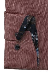 OLYMP Luxor Modern Fit Hemd bordeaux, Faux-uni