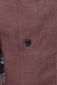 OLYMP Luxor Modern Fit Hemd bordeaux, Faux-uni