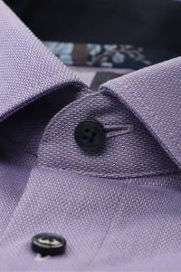 OLYMP Luxor Modern Fit Hemd viola, Faux-uni