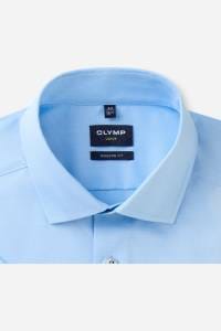 OLYMP Luxor Modern Fit Hemd bleu, Faux-uni