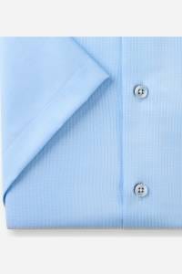 OLYMP Luxor Modern Fit Hemd bleu, Faux-uni