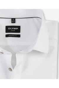 OLYMP Luxor Modern Fit Hemd weiss, Einfarbig