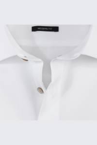 OLYMP Luxor Modern Fit Hemd weiss, Einfarbig