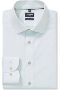 OLYMP Luxor Modern Fit Hemd lindgrün, Faux-uni