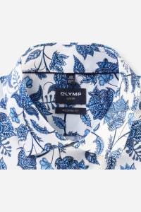 OLYMP Luxor Modern Fit Hemd royal, Bedruckt