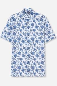 OLYMP Luxor Modern Fit Hemd royal, Bedruckt