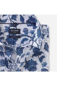 OLYMP Luxor Modern Fit Hemd royal, Bedruckt